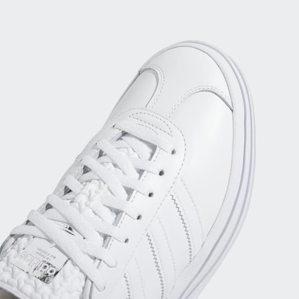 adidas Gazelle Indoor Shoes - White, Women's Lifestyle