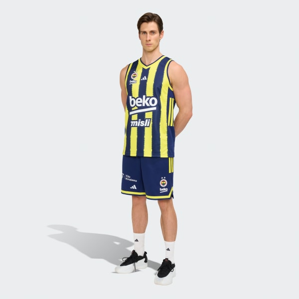 Blue Fenerbahçe Basketball 25/26 Home Men Shorts