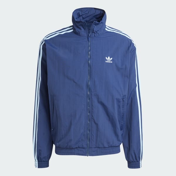 adidas Adicolor Woven Firebird Track Top - Blue | Free Shipping with  adiClub | adidas US