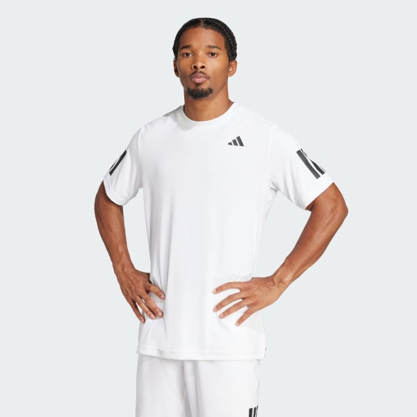 Blanco Remera Club Tennis Climacool 3 Tiras