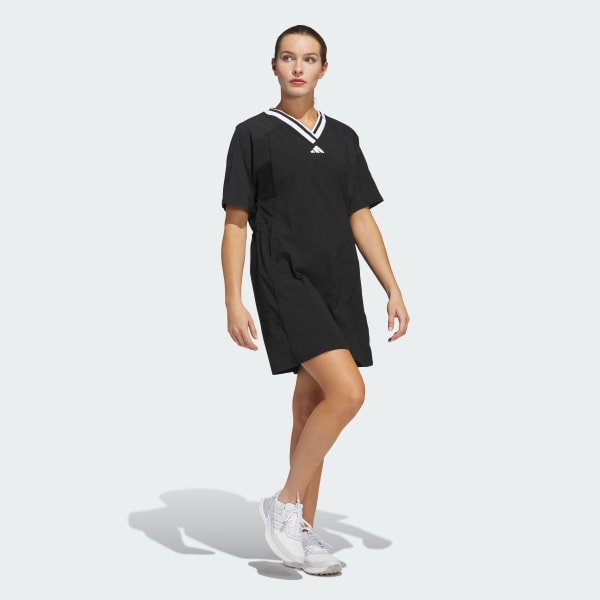 Black Beyond V-neck Adjustable Dress