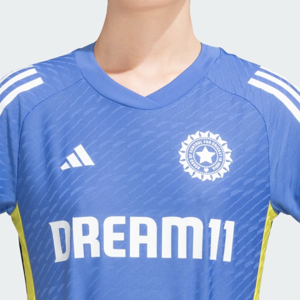 adidas INDIA CRICKET TRAINING JERSEY Blue adidas India