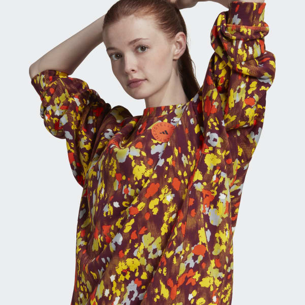 Hvid adidas by Stella McCartney Floral Print Sweatshirt I4947