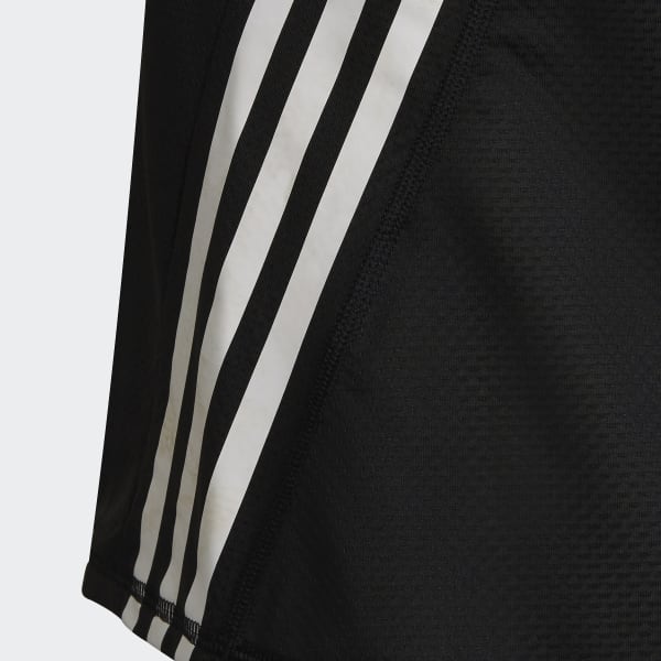 Negro Camiseta de Entrenamiento AEROREADY 3 Rayas