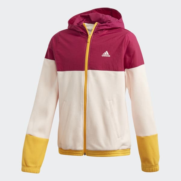 adidas hooded track jacket
