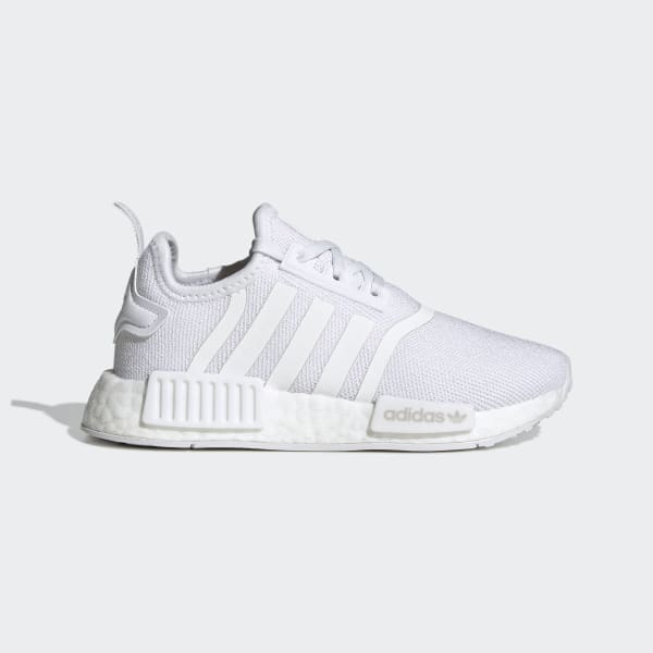 White NMD_R1 Refined Shoes