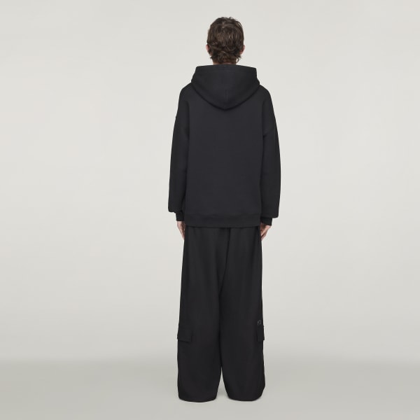 adidas Y-3 Graphic FT Hoodie - Black | Free Shipping with