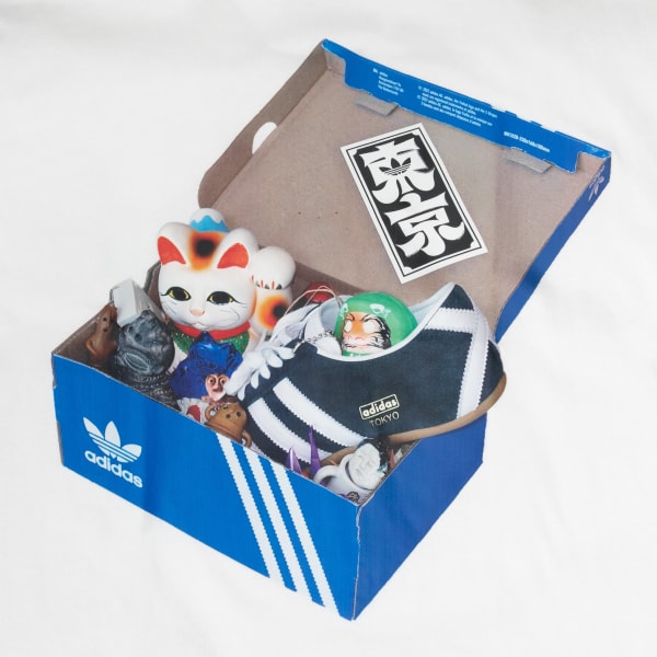 ホワイト 東京 シューズボックス 半袖Tシャツ