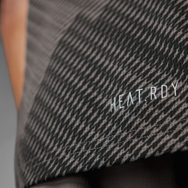 Marron Camiseta Designed for Training HIIT Workout HEAT.RDY Print