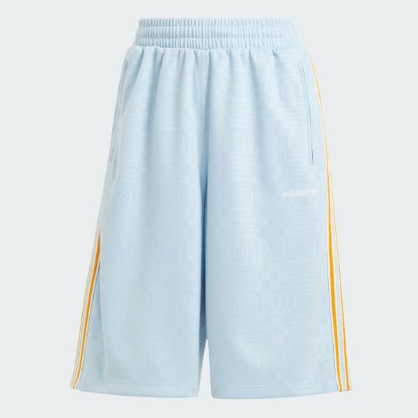 Blue '80s Capri Shorts