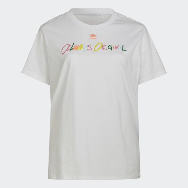 Bianco T-shirt Always Original Graphic (Curvy) CX023