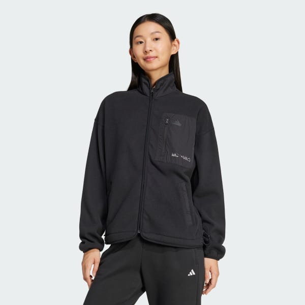 Fleece track top hotsell