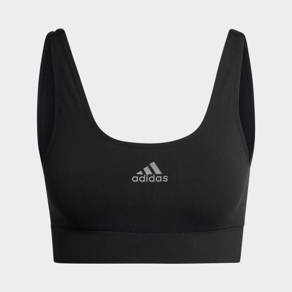 Nero Reggiseno Active Seamless Micro-Stretch Scoop Lounge HPO57