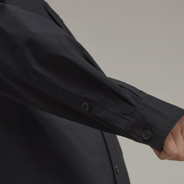 cierna Y-3 Classic Chest Logo Button-Down