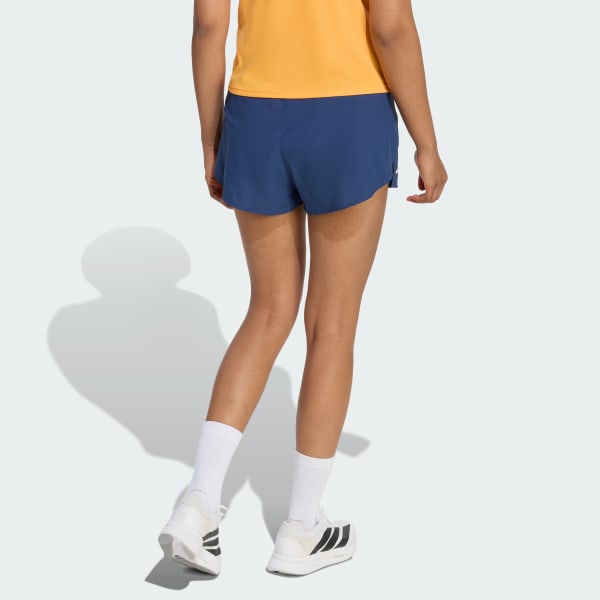Blue Adizero Essentials Running Split Shorts