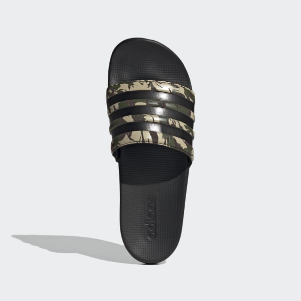Adidas cloudfoam cheap adilette slides green