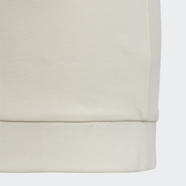 White Graphic Print Crop Tank Top