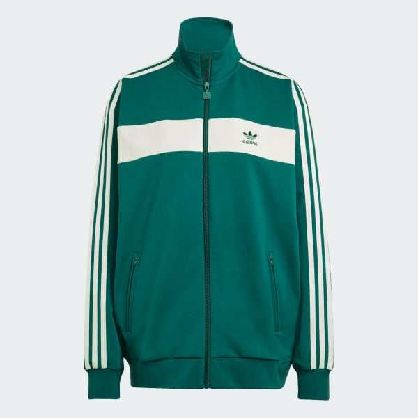 Πράσινο Colorblock Track Top
