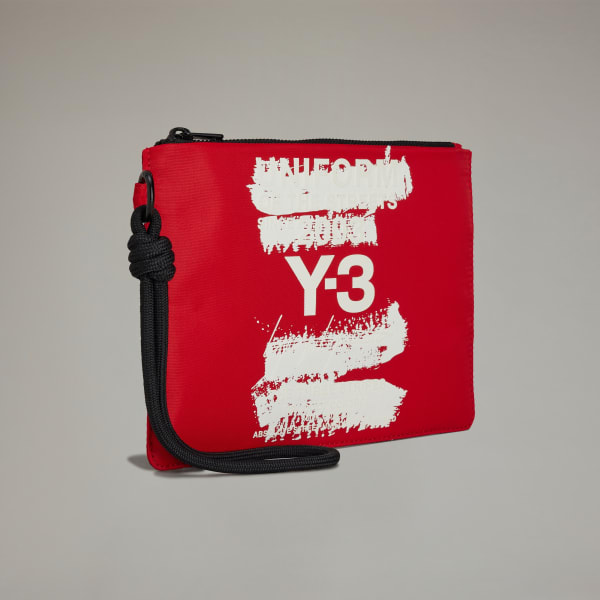 Red Y-3 Pouch