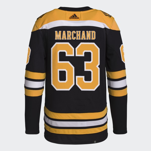 Black Bruins Marchand Home Authentic Jersey