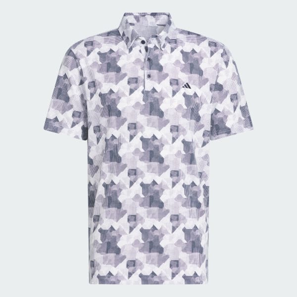 Bianco Polo Go-To Printed