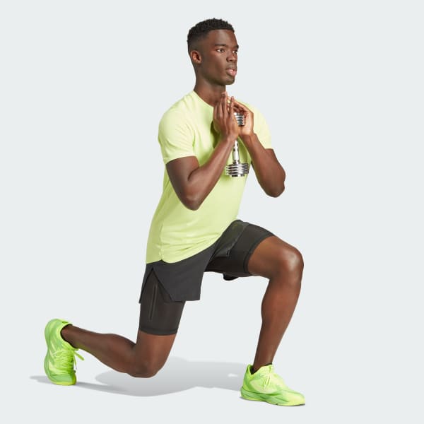 Verde Polo de Entrenamiento Designed 4 Training HEAT.RDY HIIT