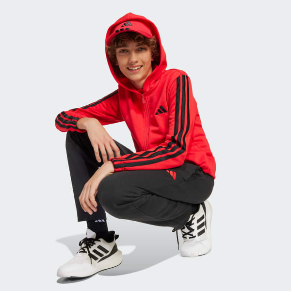 Red 3-Stripes New Logo Baseball Cap