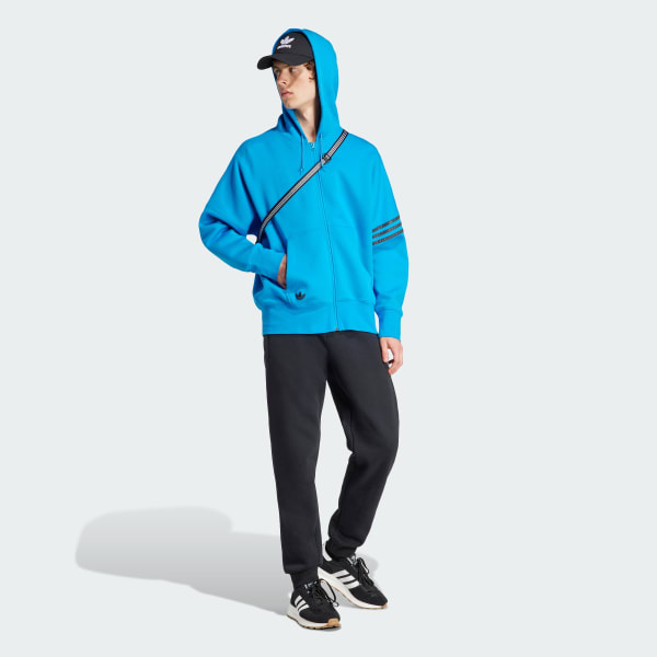 Adidas originals street run full zip hoodie top