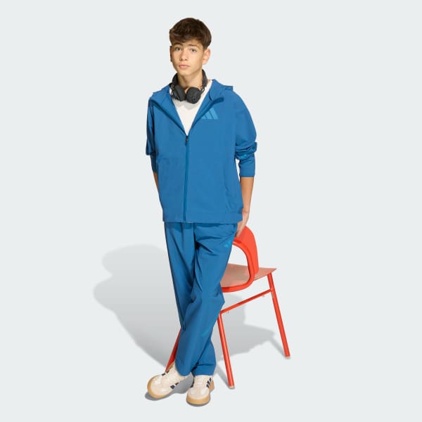 Mau-xanh-da-troi Áo Track Top Dệt Khoác Ngoài Cho Du Lịch Z.N.E.