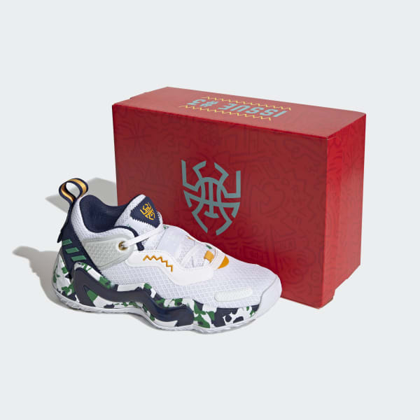 White Donovan Mitchell D.O.N. Issue #3 Shoes LRN74