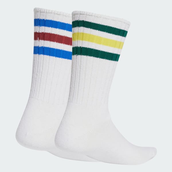 Blanco Medias clásicos Ribbed