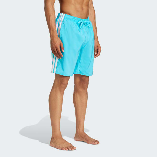 Turquoise Short de natation 3 bandes 20,3 cm
