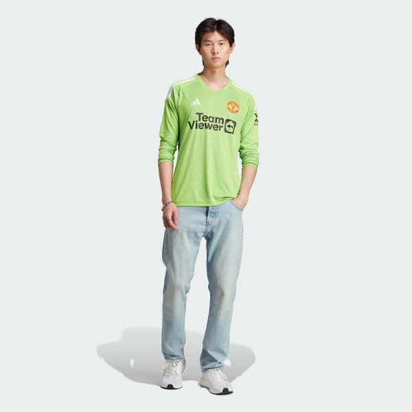 Verde Camiseta manga larga portero Manchester United Tiro 23 Competition