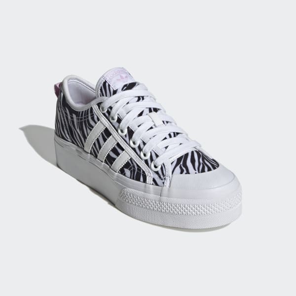 adidas Nizza Platform Shoes - White | Women's Lifestyle | adidas US