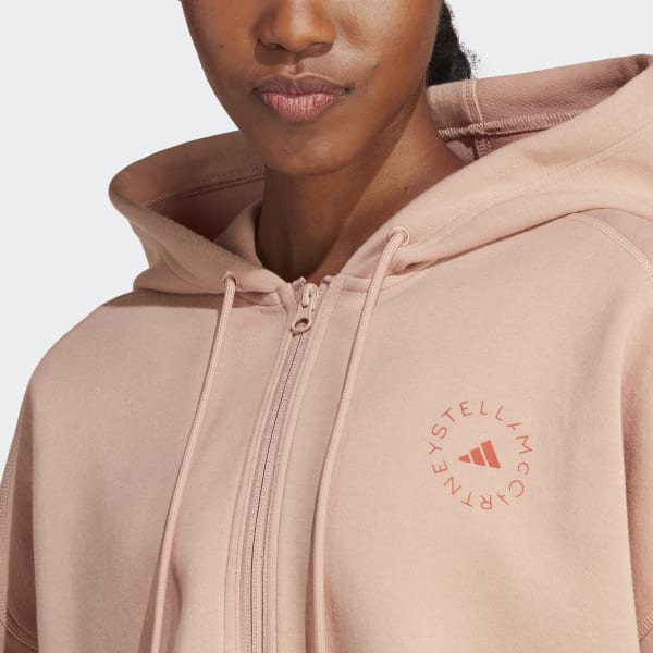 Brązowy adidas by Stella McCartney Cropped Hoodie