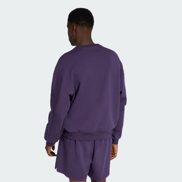 adidas SOFT LUX SWEATSHIRT - Blue | Free Shipping with adiClub