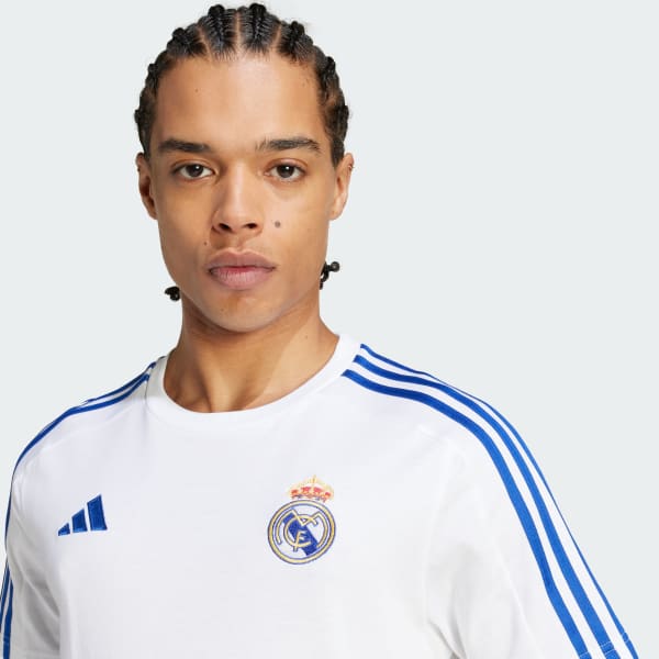 adidas Real Madrid DNA Tee - White | Free Shipping with