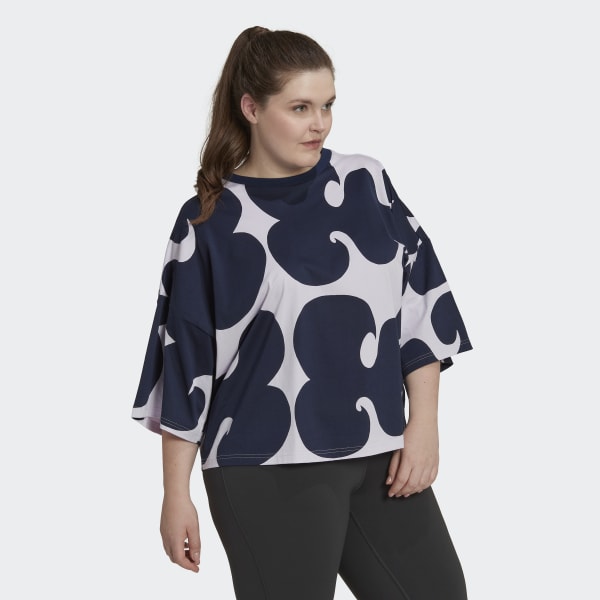 Lila Marimekko T-Shirt – Große Größen L4583