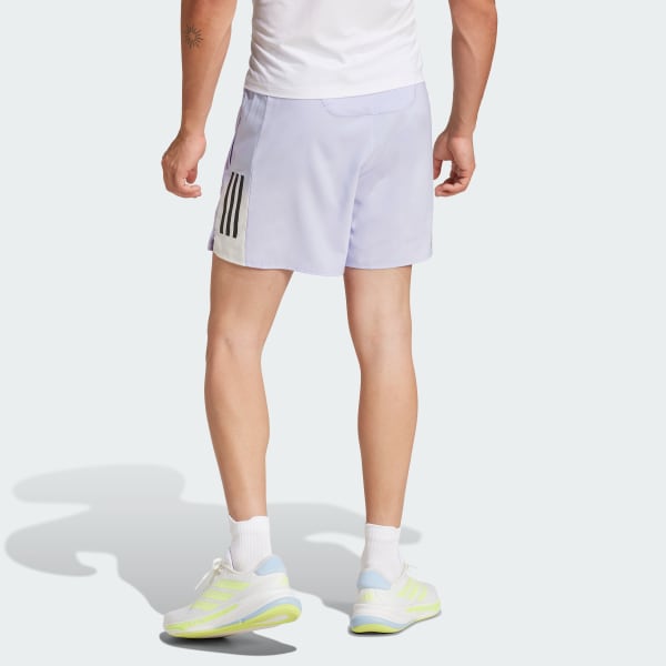 Purple Own the Run CLIMACOOL Colorblock Shorts