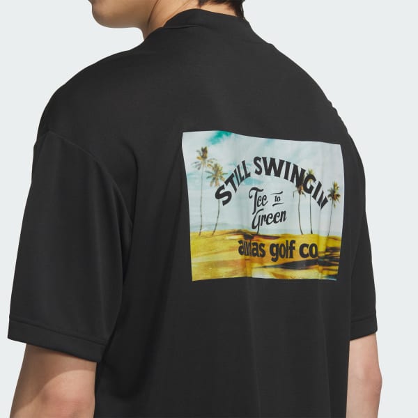 アディダス 【ゴルフ】HEAT. RDY バックグラフィック モックネック半袖