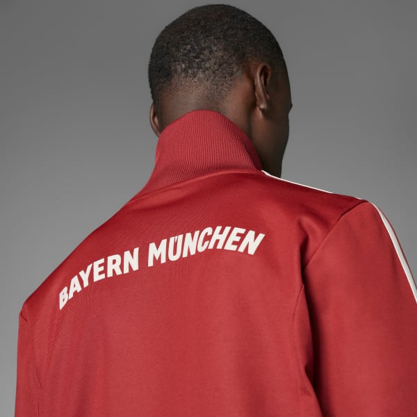 adidas FC Bayern Track Top - Red | Free Shipping with