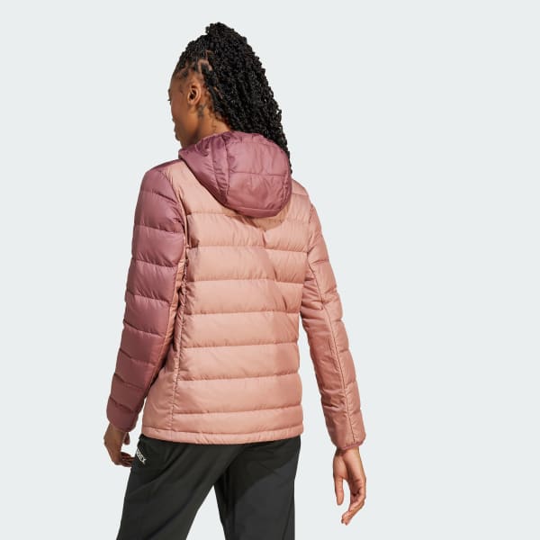 Pink Terrex Multi Light Down Hooded jakke