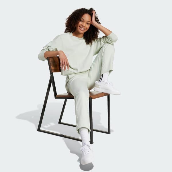 Verde Polerón Essentials Logo Pequeño Feel Cozy