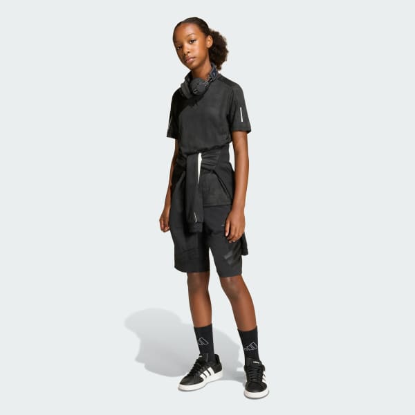 Svart SPORT ICONS 3-STRIPES LONG SHORTS