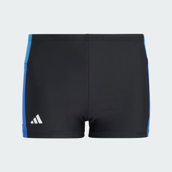 Nero Boxer da nuoto Colourblock 3-Stripes