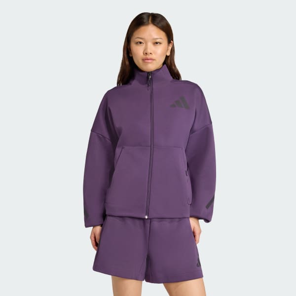 Violet Veste de survêtement adidas Z.N.E.