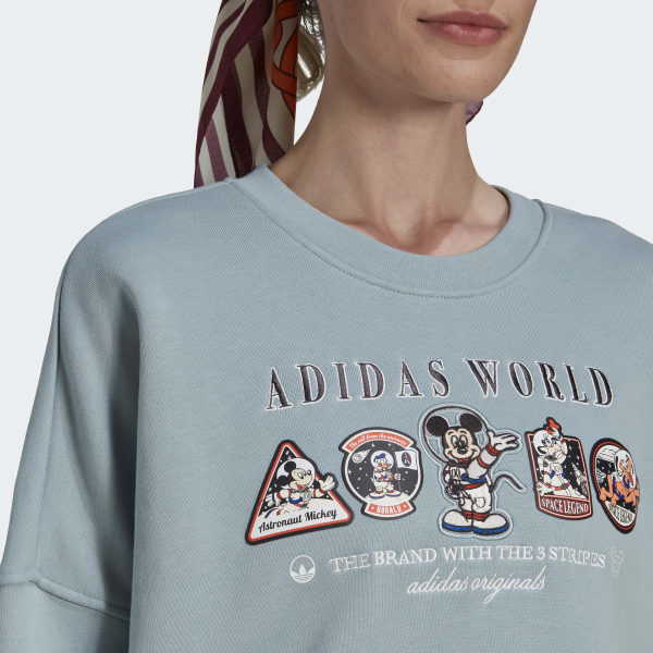 Grau Loose Disney Sweatshirt CA063