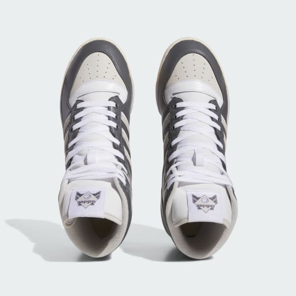 Gri adidas Rivalry High Scratchy