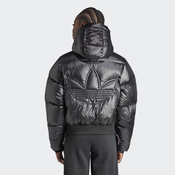 ジャケット・アウター PPFM short length coat archive black Nothinchan Women's Cropped Puffer Jacket Tight Short Winter