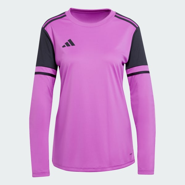 Rosa Camiseta de arquero Squadra 25 para niños con mangas largas